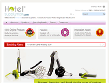 Tablet Screenshot of hotelsupplymart.com